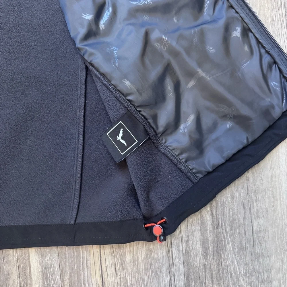 Hawke & Co Men's Black Zip Up Vest Size M